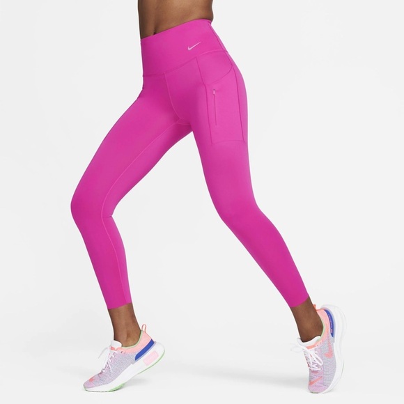 Nike Women's Pink Leggings Small - Picture 1 of 6